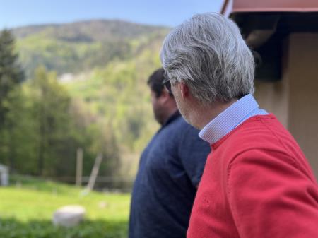 Boštjan Šefic in eden od lastnikov